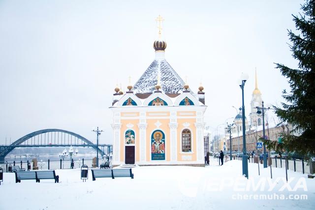 Рыбинск в белом. Фоторепортаж