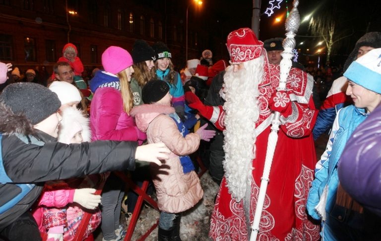Рыбинск дедоморозоизировался. Фоторепортаж