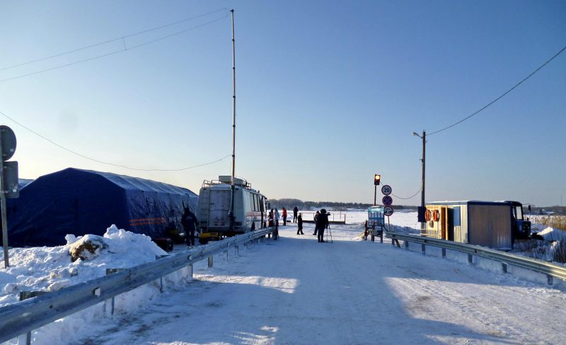 Глебовская переправа временно закрыта