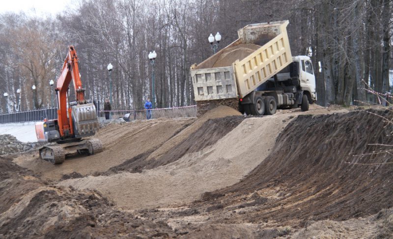 В Рыбинске приступили к новому этапу берегоукрепления