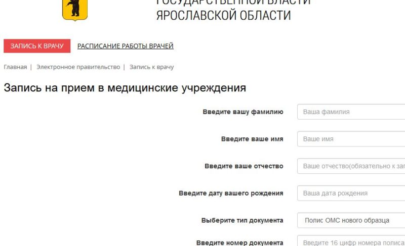 У жителей Ярославской области появился новый способ записаться к врачу