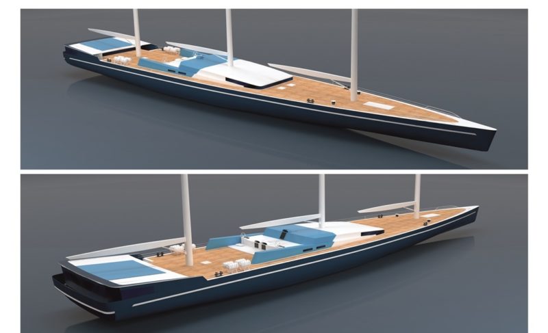 Конюхов и дизайнер Мерфин Оуэн рассказали, какой будет яхта для новых рекордов. Её построят на «Вымпеле»