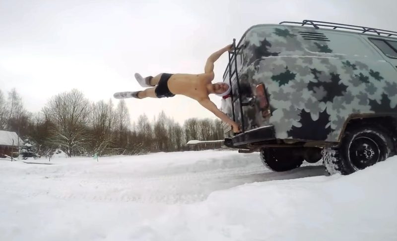 Мороз и скорость: рыбинцы сняли новый ролик из серии «Жить в кайф». ВИДЕО