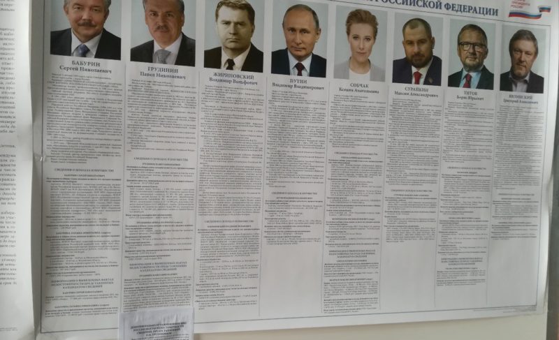 Выборы президента-2018: в регионе Путин набрал свыше 70 % голосов