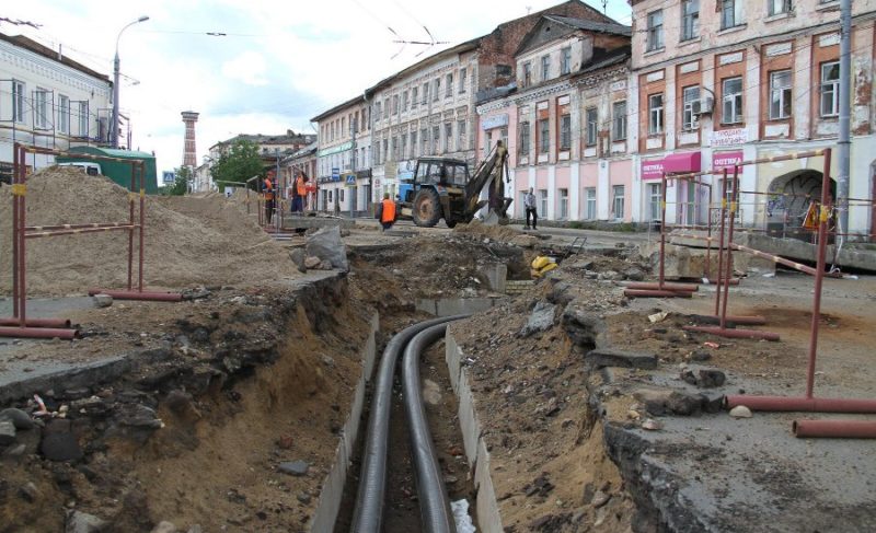 На Стоялой обновляют коммуникации. В «Теплоэнерго» говорят, что сети были в удовлетворительном состоянии