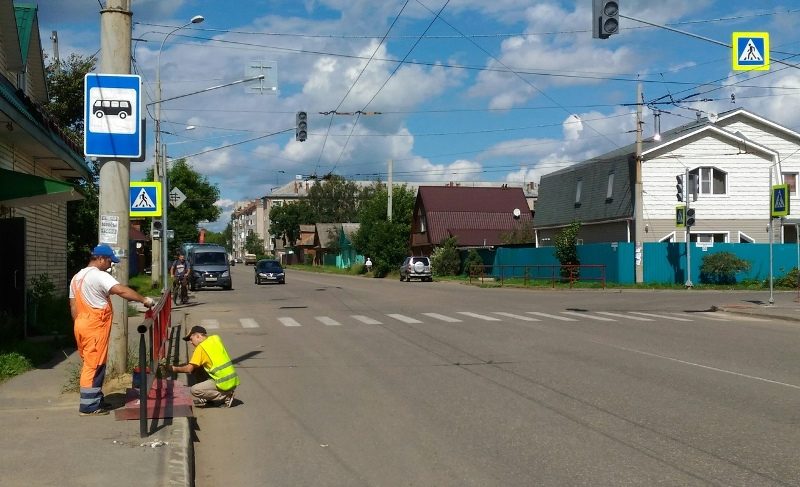 На двух участках рыбинских дорог появились новые светофоры