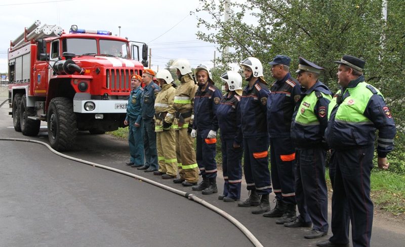Рыбинские службы экстренного реагирования провели совместные учения