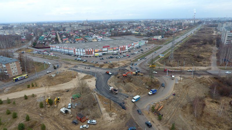 Строительство развязки: движение на Расторгуева откроют в субботу. Троллейбусный маршрут № 4 восстановят чуть позже