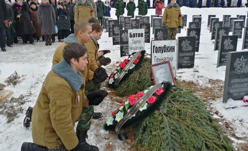 В Рыбинске перезахоронили останки двух красноармейцев