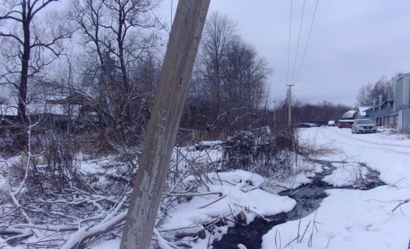 Стоки в Гремячевский ручей: возбуждено административное дело