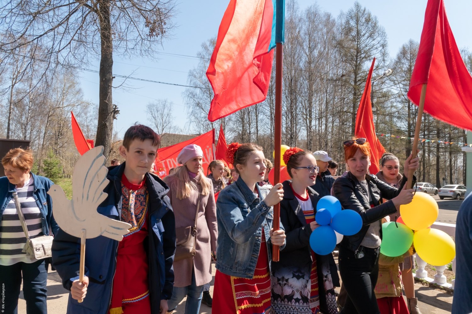 Первомайская демонстрация ГЭС - 2019 - 4 | Черёмуха