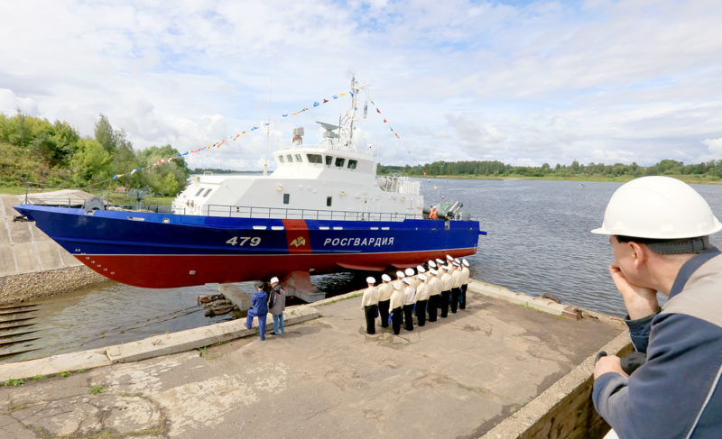 На «Вымпеле» спустили на воду второго «Грачонка» для национальной гвардии. Фото