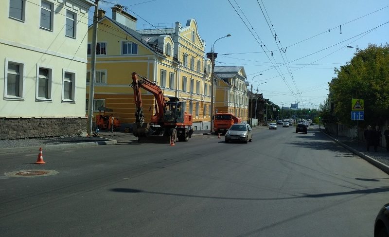 Закончить асфальтирование на Герцена обещают на следующей неделе. Что ещё предстоит сделать?