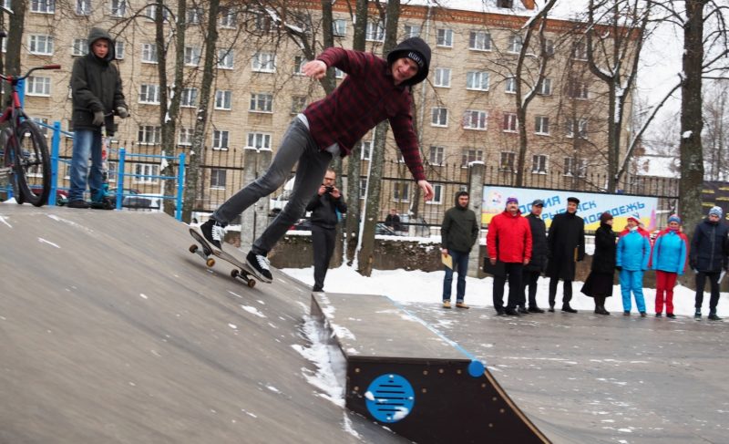 Открытие скейт-площадки в Рыбинске. Комментарий Фонда поддержки олимпийцев и пять фотографий