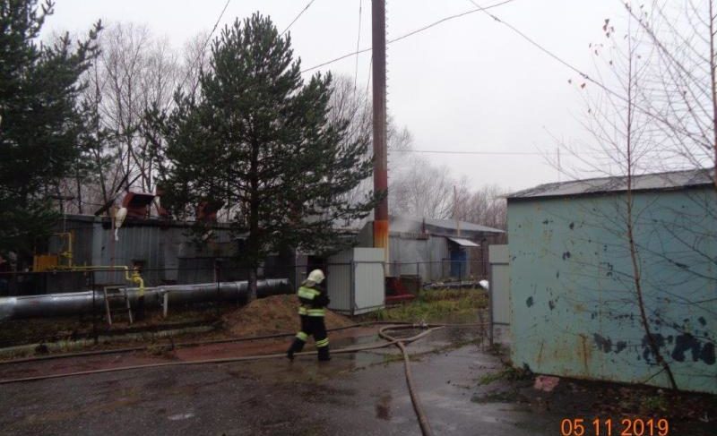 При пожаре в котельной погиб мужчина