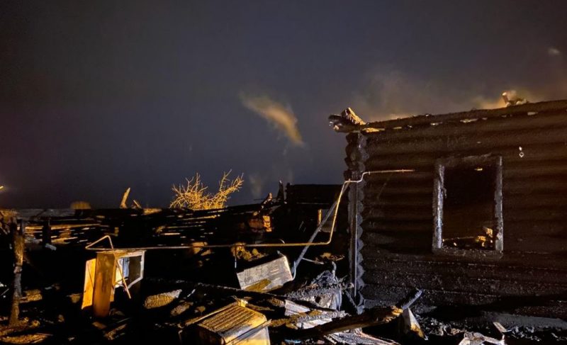 При пожаре в Борисоглебском районе погибли трое детей. Возбуждено уголовное дело