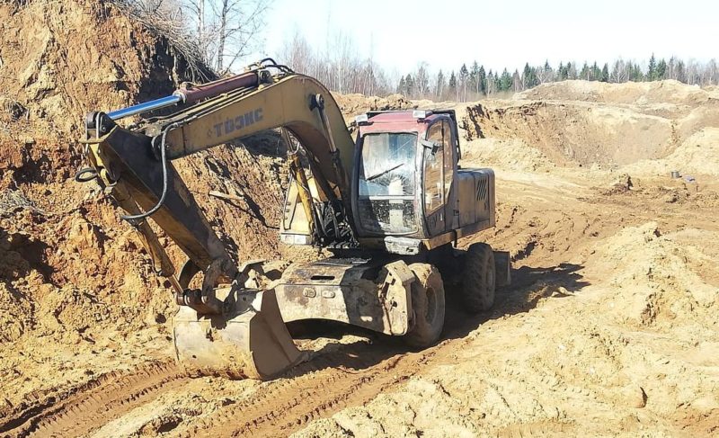 В Рыбинском районе незаконно добывали песок