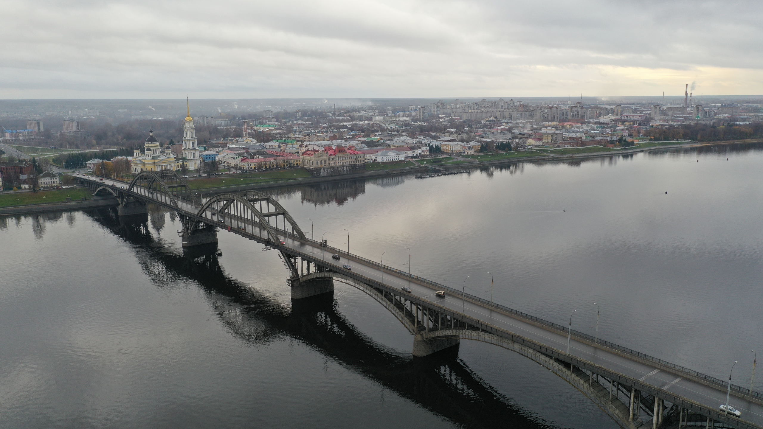 Мост через Волгу г. Рыбинск