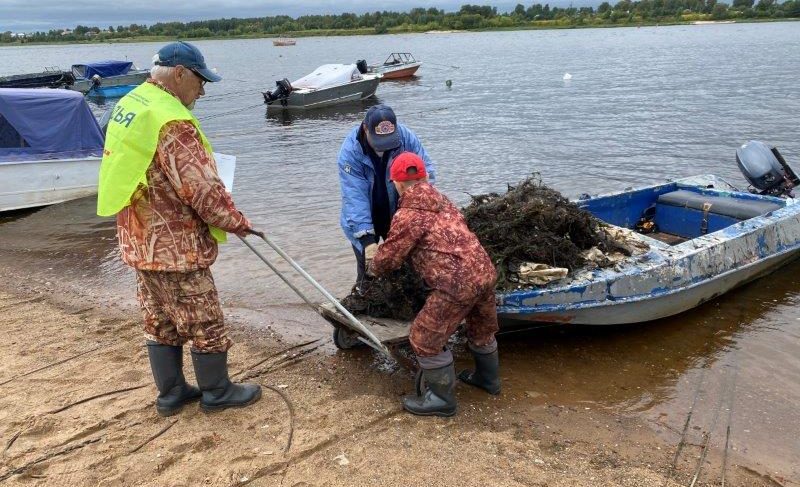 В Рыбинске из Волги выловили шесть километров сетей