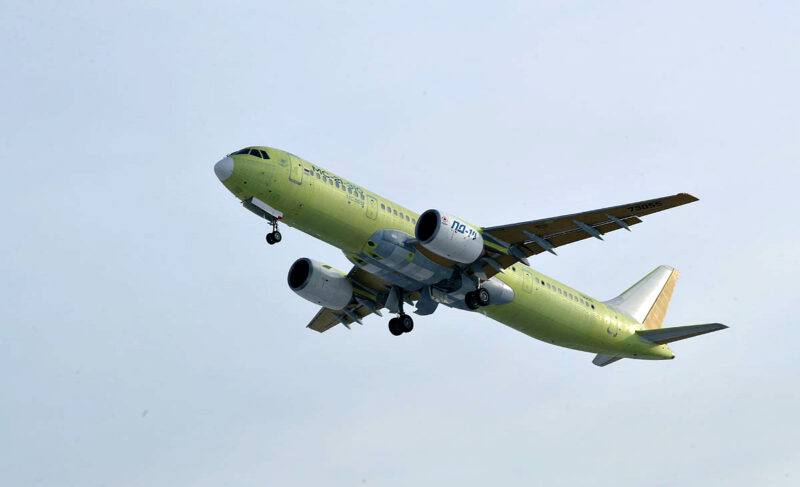 Первый полёт: самолёт МС-21-310 с двигателями ПД-14 поднялся в воздух. Видео