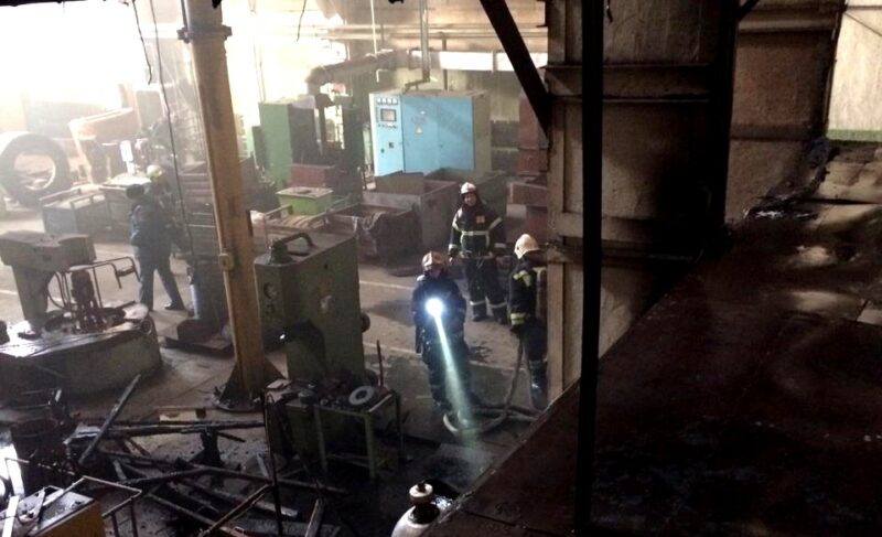 На «Раскате» произошёл пожар