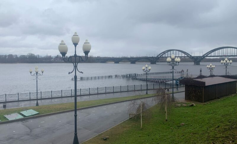В администрации Рыбинска предупреждают о возможном подтоплении Волжской набережной