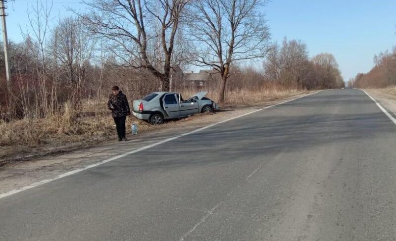 В Рыбинском районе пьяный водитель врезался в дерево