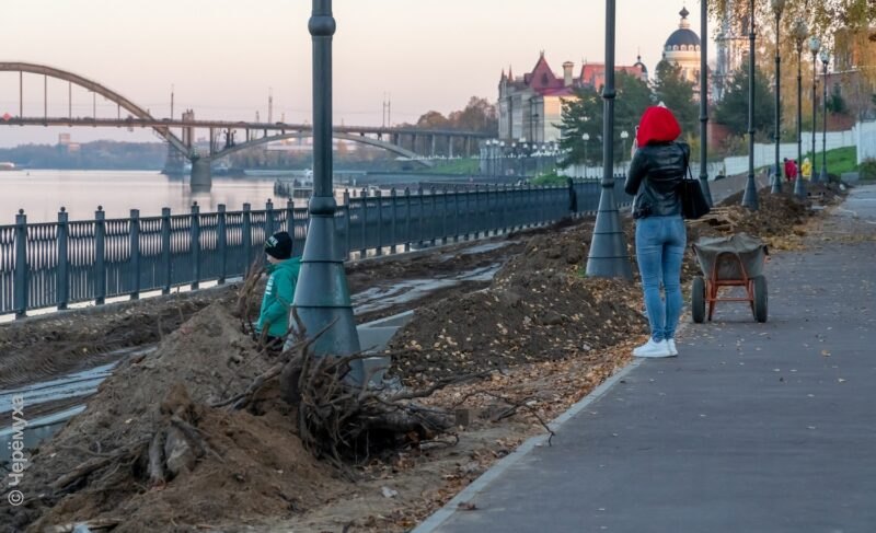 Ремонт Волжского парка. В офисе «Решаем вместе» объяснили, что будет, если работы не завершат до середины ноября