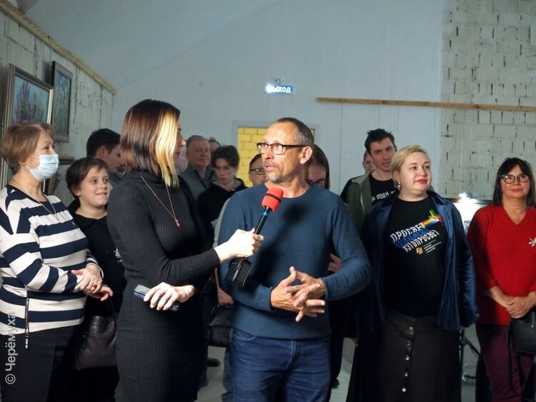 «Город света». В Рыбинске презентовали новый творческий проект, основанный на световом шоу. Фото