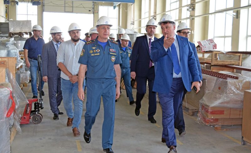 Визит замглавы МЧС в Рыбинск: «Вымпел» может получить заказ на постройку катеров