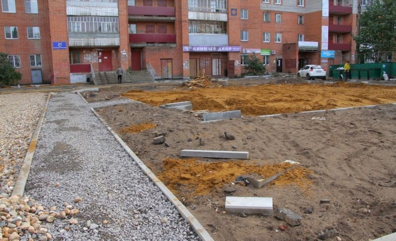 Семь сделали, 16 — в высокой степени готовности. Как обстоят дела с программой «Наши дворы» в Рыбинске