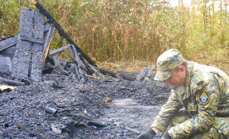 При пожаре в Заволжье погиб мужчина. Следователи проводят проверку