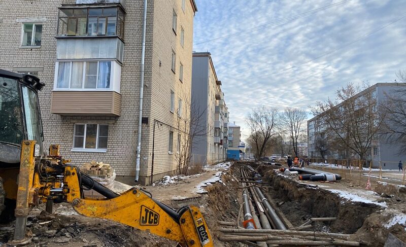 В Зачерёмушном районе Рыбинска начали капремонт теплосетей