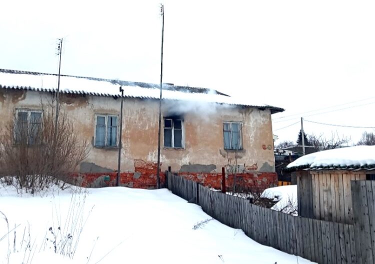 При пожаре в Кирпичном погиб мужчина