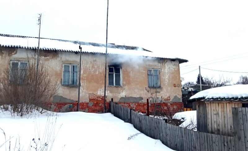 При пожаре в Кирпичном погиб мужчина