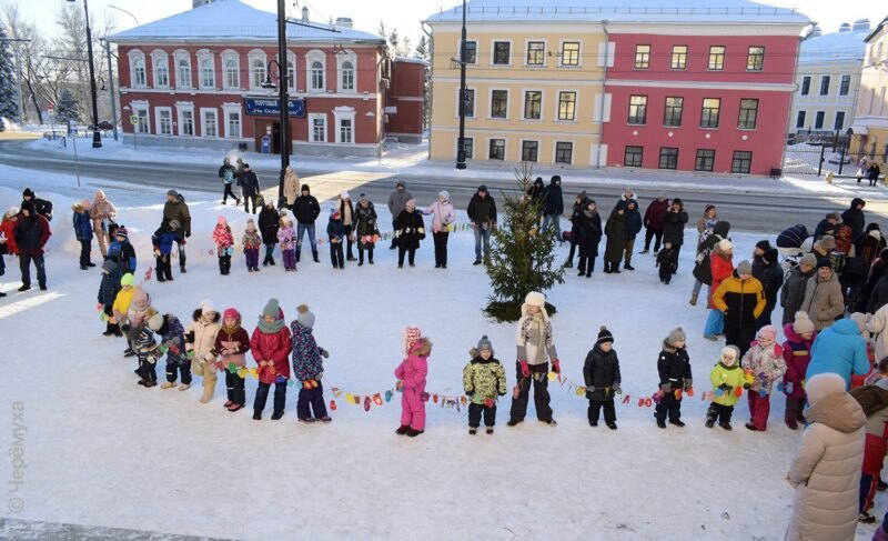 Как прошёл рождественский праздник на Соборной площади. Фоторепортаж