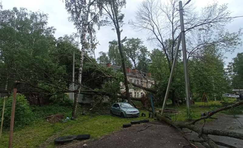 Последствия непогоды: в 40 населённых пунктах Рыбинского района зафиксировали отключения электричества