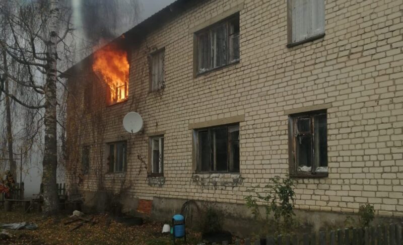 В Рыбинском районе горела квартира. Есть погибший