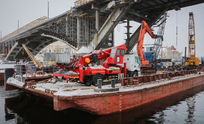 Глава Рыбинска — о ремонте моста через Волгу: «Готовность объекта составляет 41%»