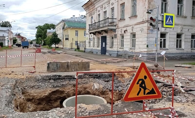 Движение по Чкалова откроют. В администрации Рыбинска обещают, что в следующем году улица преобразится