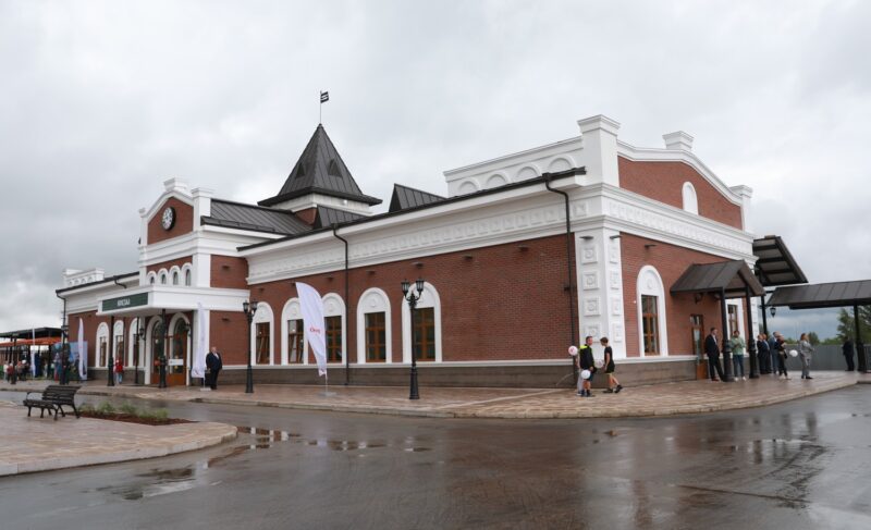 В Переславле-Залесском построили новый железнодорожный вокзал