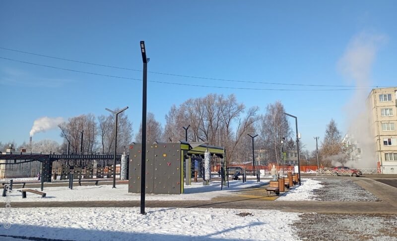 Снова парк на Суркова. В Рыбинске продолжают благоустраивать территорию на Баме