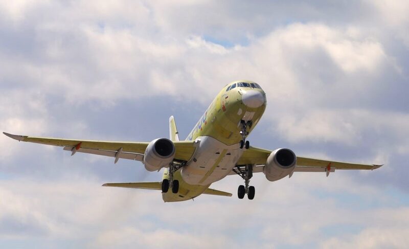 В Комсомольске-на-Амуре прошли первые лётные испытания полностью отечественного «Суперджета»