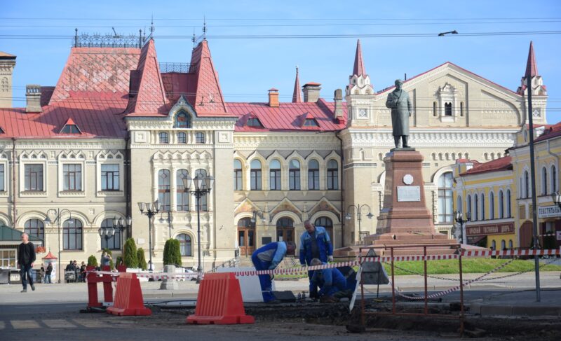 В Рыбинске начали подготовку к созданию пешеходного центра. Фото из Преображенского переулка