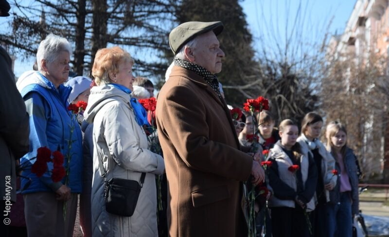В Рыбинске прошёл митинг в честь 110-летия со дня рождения Павла Дерунова