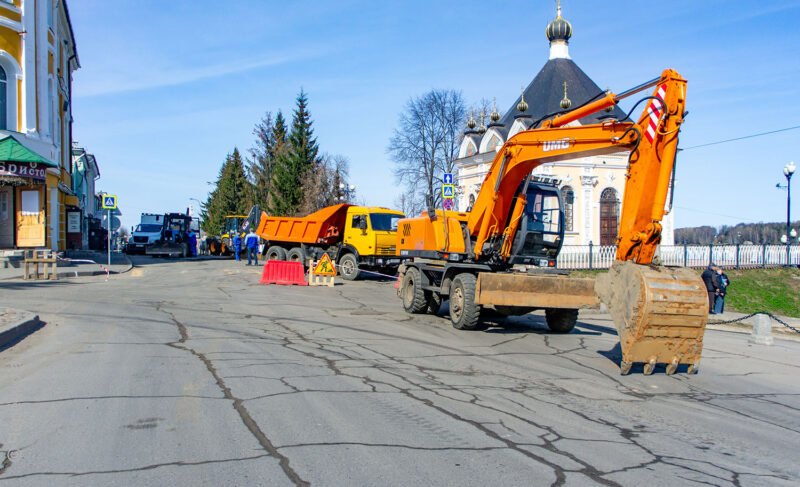 Как центр Рыбинска превращается в пешеходный. Фоторепортаж