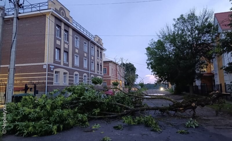 Последствия непогоды. В Рыбинском округе более 70 населённых пунктов остаются без электричества