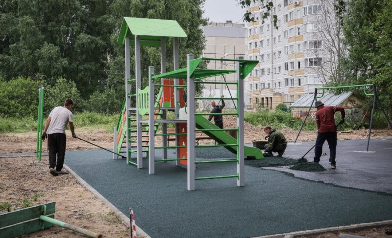 В Рыбинске планируют установить шесть детских площадок